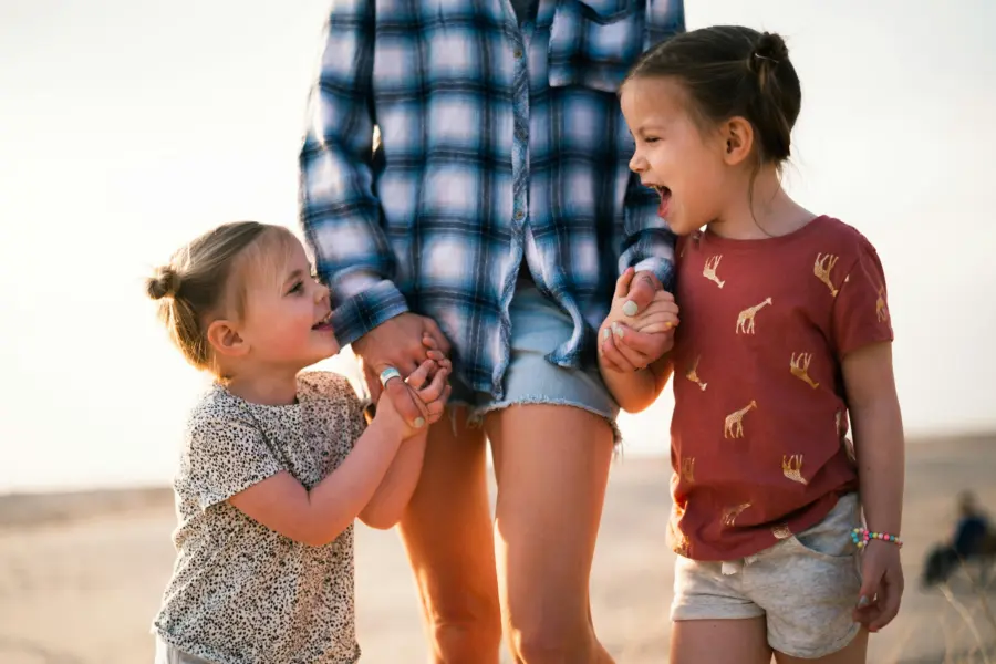 Kinderen op het strand